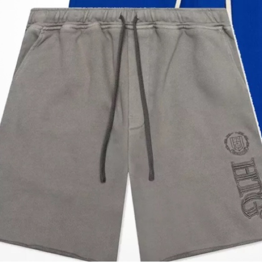 Honor The Gift Men's Studio Embroidered Logo French Terry Sweatshorts